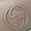 Gucci Interlocking GG Pink Nude Leather