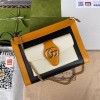 GUCCI Small GG Dahlia White Yellow Shoulder Bag