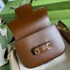 Gucci Horsebit 1955 mini brown bag