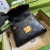 Gucci black medium GG handle bag