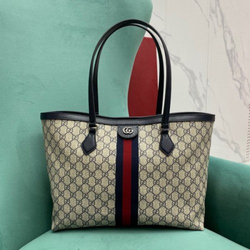 Gucci Shopping Tote Blue Bag