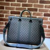 Gucci Ophidia large tote gray leather bag