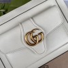 GUCCI Small GG Dahlia White Shoulder Bag