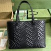 Gucci Black GG Marmont Large Tote