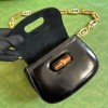 Gucci Bamboo 1947 black mini top handle bag