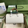 GUCCI DIANA White Leather Crossbody Bag