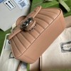 Gucci GG Marmont mini top handle bag in beige