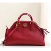 GUCCI RE(BELLE) MEDIUM TOP HANDLE BAG ‎516459 RED 2018