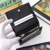 Gucci wallet black velvet 523155