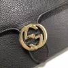 Gucci GG Flap Shoulder Bag On Chain Black 510303