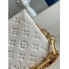 Louis Vuitton coussin white BB red bag