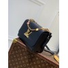 Louis Vuitton Twist Lock Heart Black Epi Leather Bag