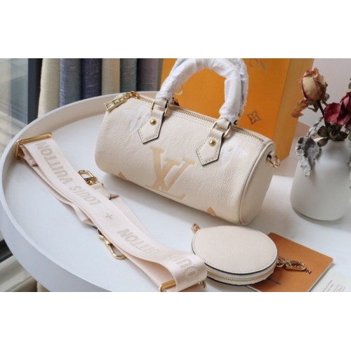 Louis Vuitton Papillon BB Beige Bag M45707