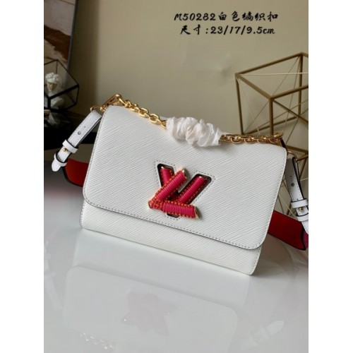 Louis Vuitton Twist PM Epi Leather White M57669