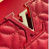 Louis Vuitton Quilting Capucines PM Red 31cm