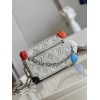 Louis Vuitton Climbing mini gray/ white bag