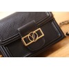 Louis Vuitton Dauphine Monogram Canvas Black Handbag