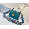 Louis Vuitton Twist MM Handbag in Blue M55851