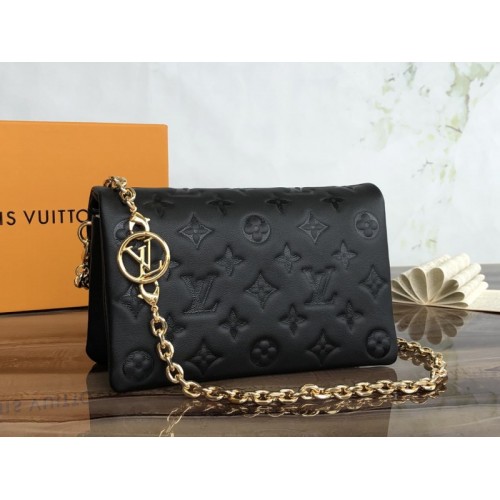 LV Pochette Coussin Bag Black 20cm