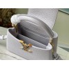 Louis Vuitton Capucines Mini White Bag