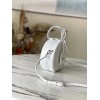 LV Petite Boite Chapeau Crocodile White leather M43514
