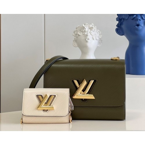 Louis Vuitton Twist PM Epi Green Leather