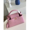 Louis Vuitton Pink Crocodile Capucines PM