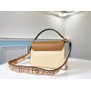Louis Vuitton Twist MM Handbag in Cream M55851