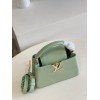 Louis Vuitton Capucines Mini Taurillon Green Bag