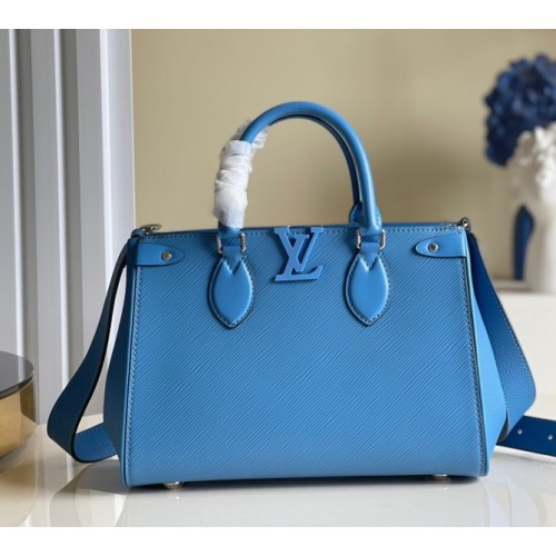 Louis Vuitton Grenelle tote blue epi pm bag