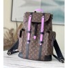 Louis Vuitton Christopher Backpack Purple M51459