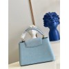 Louis Vuitton Capucines BB Taurillon Blue Bag