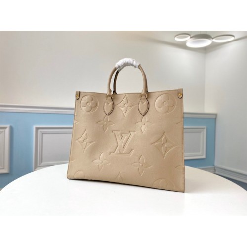 Louis Vuitton Onthego GM Beige