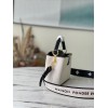 Louis Vuitton Capucines Mini ecru canvas black bag