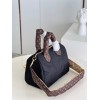 Louis Vuitton Speedy 25 Crossbody Black Bag