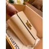 Louis Vuitton Twist MM Beige Chain Bag