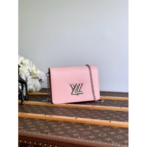 Louis Vuitton Small Pink Epi Leather Chain Bag