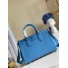 Louis Vuitton Grenelle tote blue epi pm bag