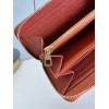 Louis Vuitton Long Orange Wallet