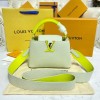 Louis Vuitton Capucines Mini White/Green Bag