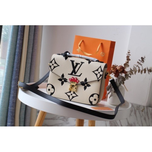 Louis Vuitton Crafty Pochette Metis in White M45385