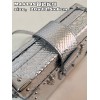 Louis Vuitton Petite Malle Python Silver Leather N80113 Bag