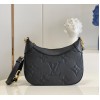 LV Bagatelle Monogram Empreinte Leather Black M46091