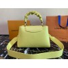 Louis Vuitton Capucines MM Yellow Bag