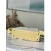 Louis Vuitton Capucines BB ecru canvas yellow bag