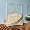 Louis Vuitton Quilting Capucines PM Cream 27cm