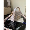 Louis Vuitton Croisette Damier Azur in Rose Handbags N50053