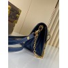 Louis Vuitton Mini Dauphine Blue Denim Leather M59609