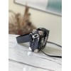 Louis Vuitton Petite Malle black denim bag
