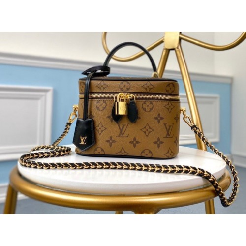 LV Vanity PM Monogram Canvas Brown Bag